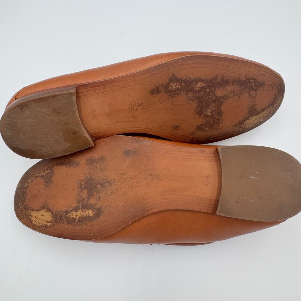 Sam Edelman Loraine Horsebit Loafer Saddle Tan Leather 4.5 EU 34.5 Old Money - Picture 9 of 16